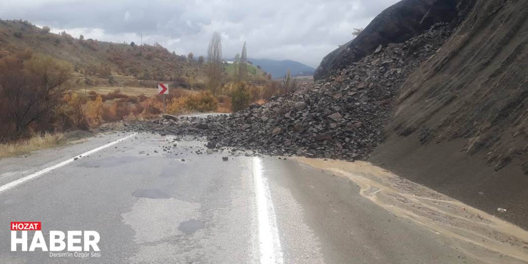 Tunceli’de Sağanak Yağış: Elektrik Direkleri Yıkıldı, Yollar Sular Altında 1